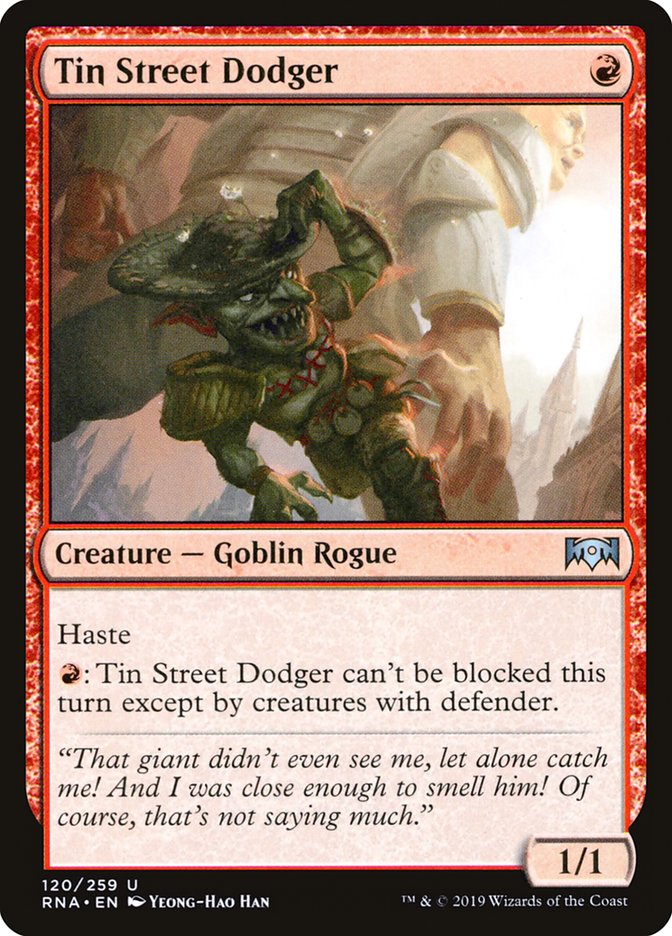 Tin Street Dodger [Ravnica Allegiance] | Galaxy Games LLC