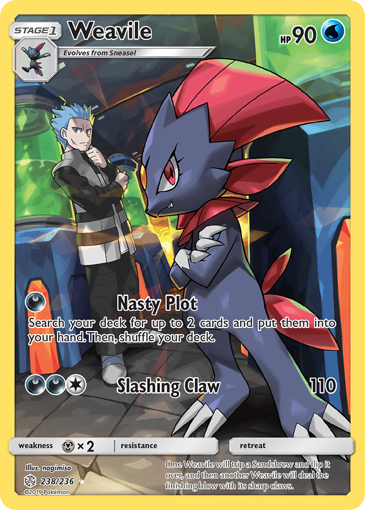 Weavile (238/236) [Sun & Moon: Cosmic Eclipse] | Galaxy Games LLC