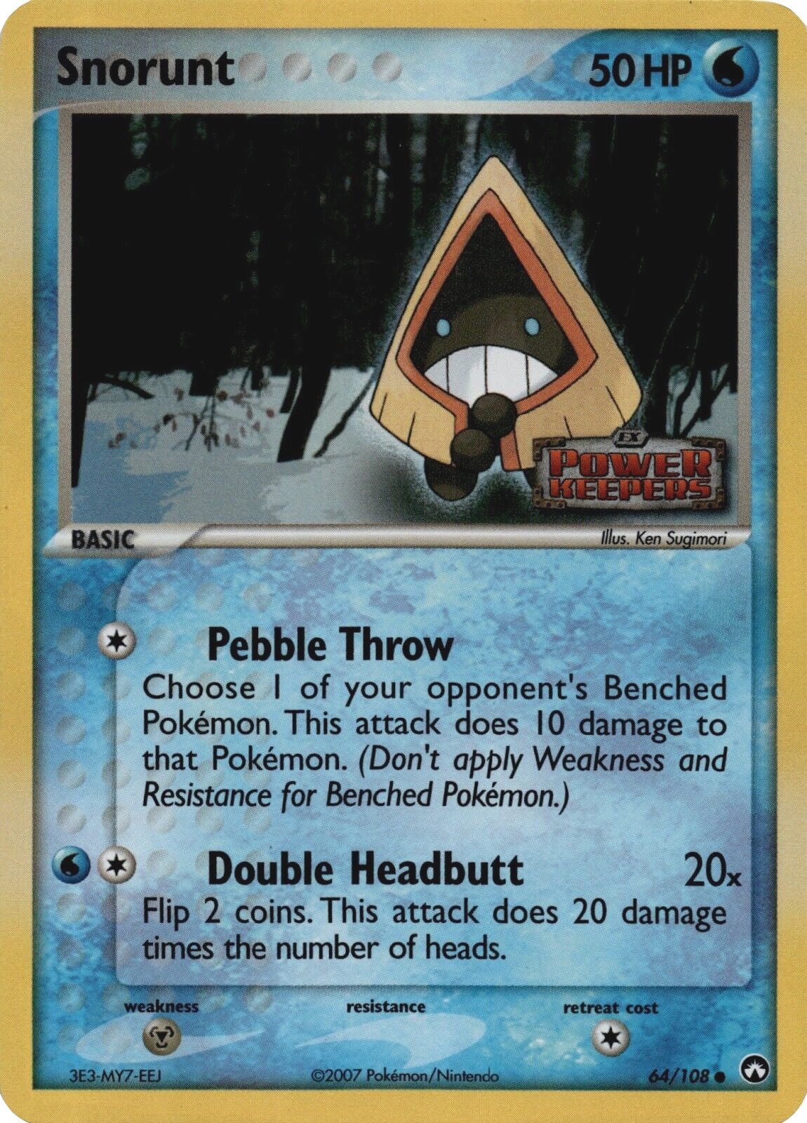 Snorunt (64/108) (Stamped) [EX: Power Keepers] | Galaxy Games LLC