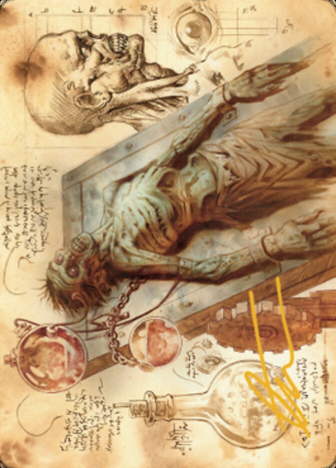 Ashnod's Altar Art Card (Gold-Stamped Signature) [The Brothers' War Art Series] | Galaxy Games LLC
