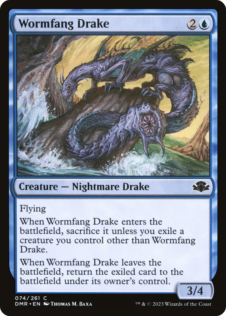 Wormfang Drake [Dominaria Remastered] | Galaxy Games LLC