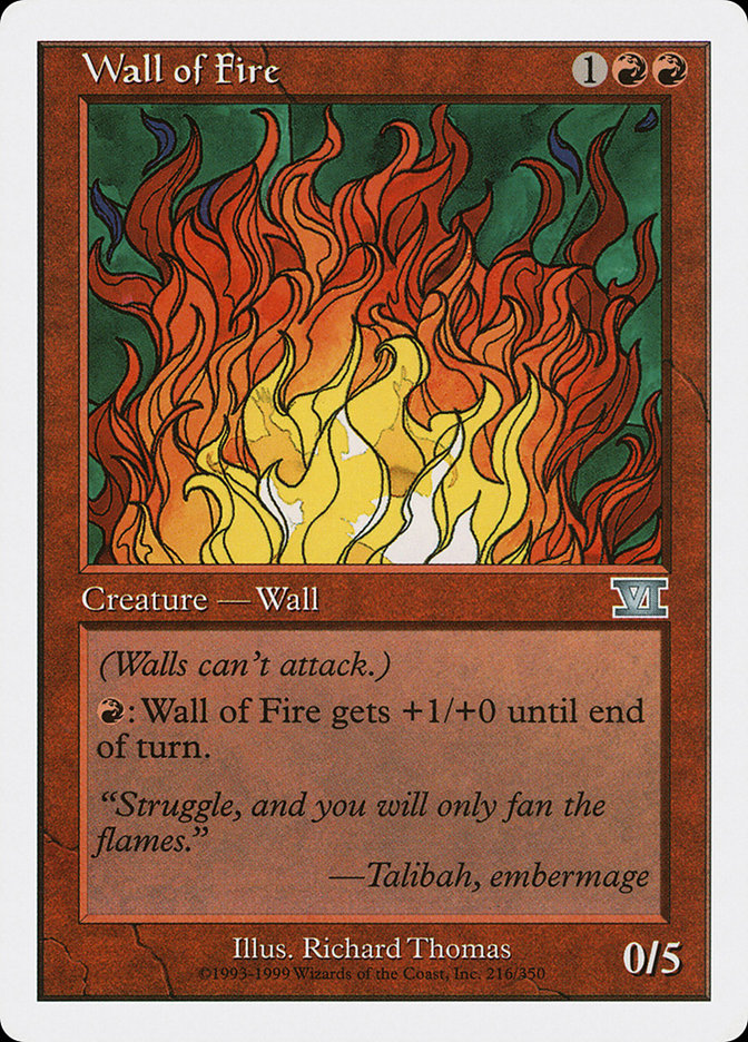 Wall of Fire [Classic Sixth Edition] | Galaxy Games LLC