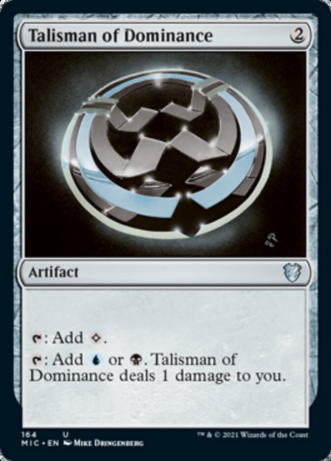 Talisman of Dominance [Innistrad: Midnight Hunt Commander] | Galaxy Games LLC