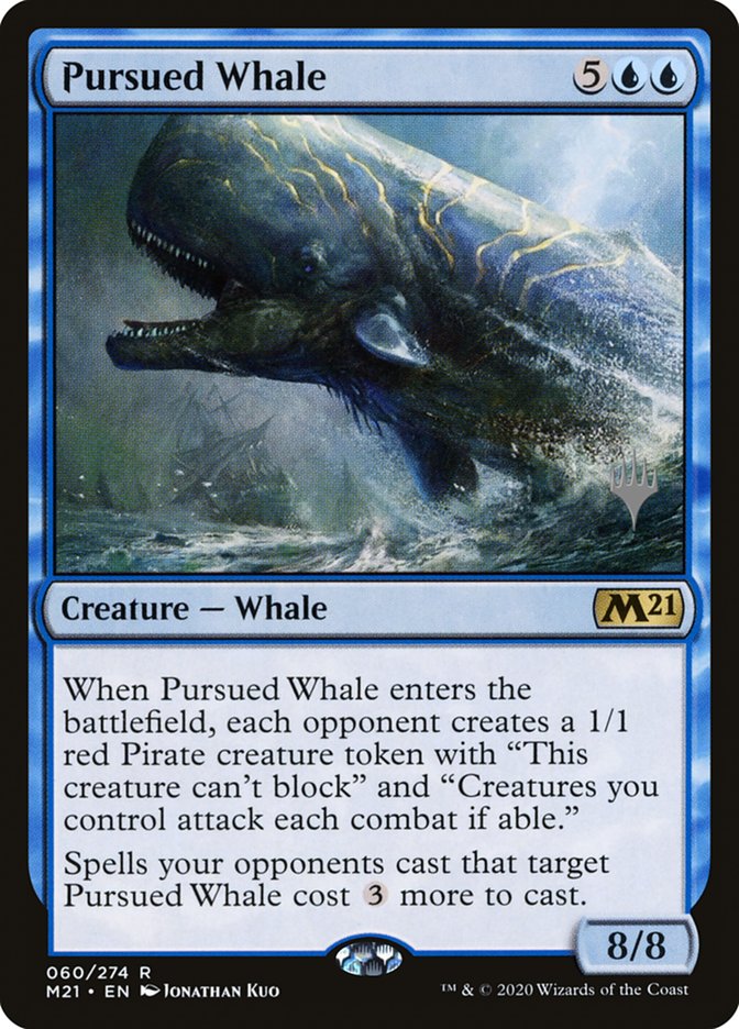 Pursued Whale (Promo Pack) [Core Set 2021 Promos] | Galaxy Games LLC