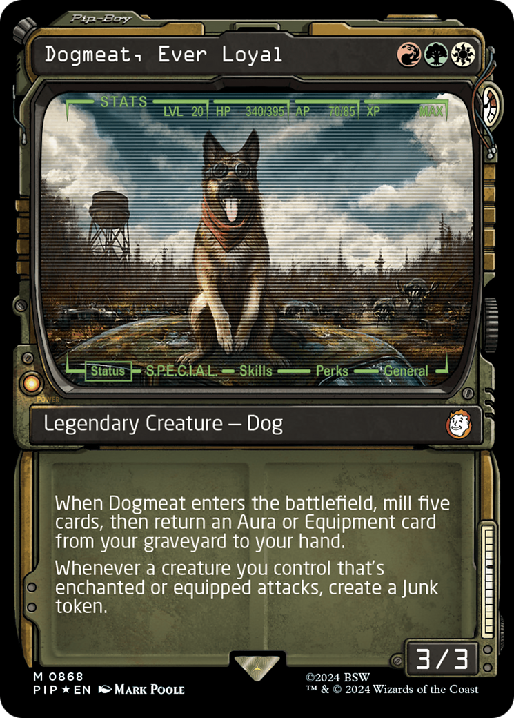 Dogmeat, Ever Loyal (Showcase) (Surge Foil) [Fallout] | Galaxy Games LLC