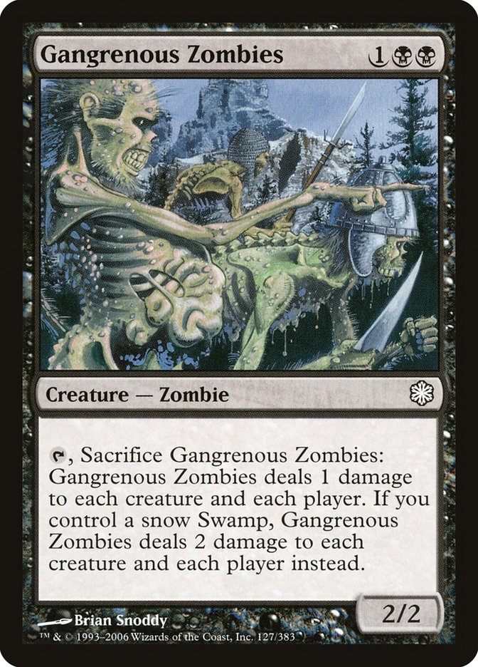 Gangrenous Zombies [Coldsnap Theme Decks] | Galaxy Games LLC