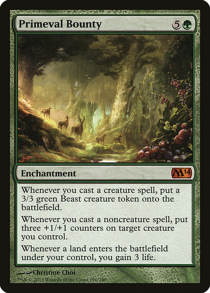 Primeval Bounty [Magic 2014] | Galaxy Games LLC