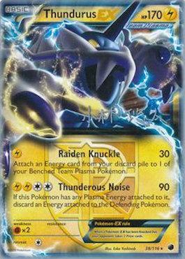 Thundurus EX (38/116) (Plasma Power - Haruto Kobayashi) [World Championships 2014] | Galaxy Games LLC