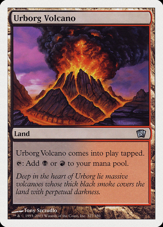 Urborg Volcano [Eighth Edition] | Galaxy Games LLC