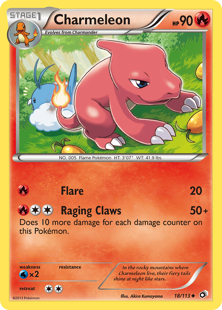 Charmeleon (18/113) [Black & White: Legendary Treasures] | Galaxy Games LLC