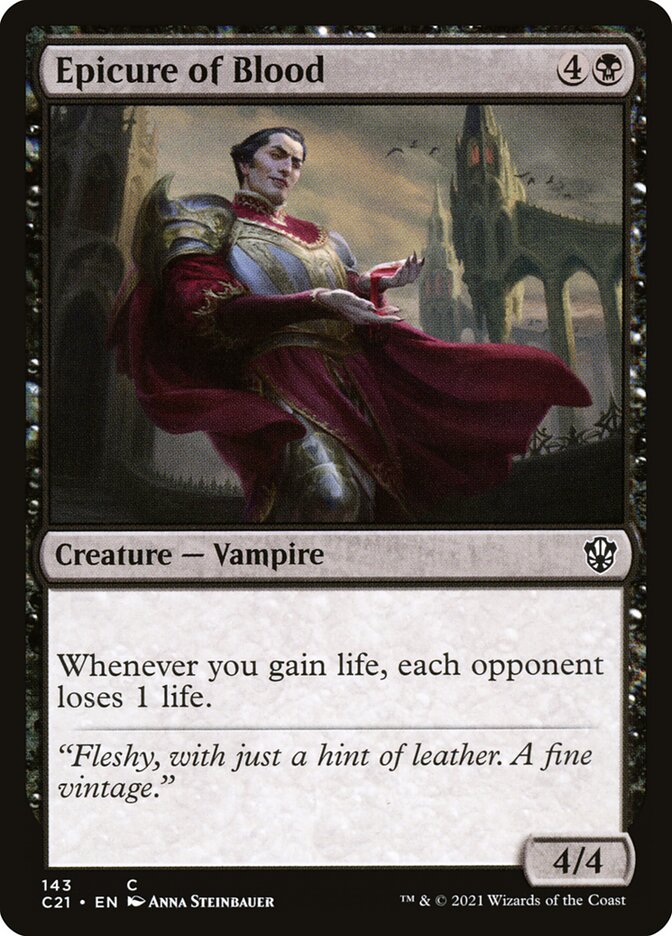 Epicure of Blood [Commander 2021] | Galaxy Games LLC