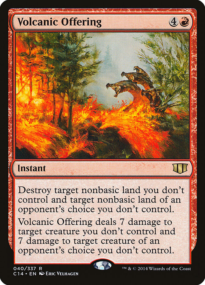 Volcanic Offering [Commander 2014] | Galaxy Games LLC