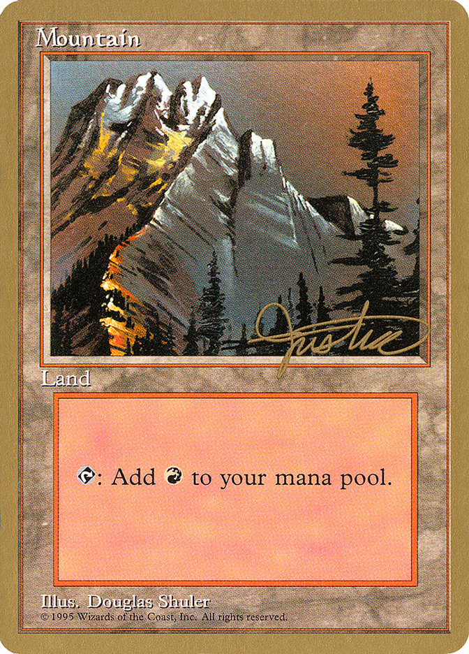 Mountain (mj373) (Mark Justice) [Pro Tour Collector Set] | Galaxy Games LLC