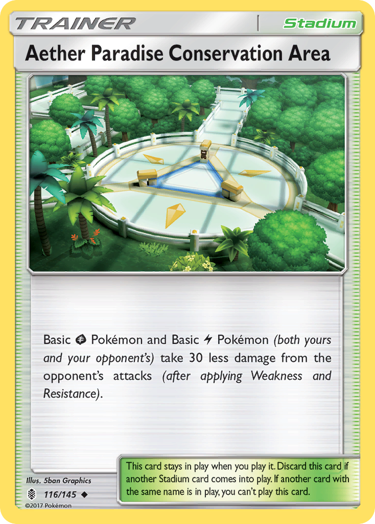 Aether Paradise Conservation Area (116/145) [Sun & Moon: Guardians Rising] | Galaxy Games LLC