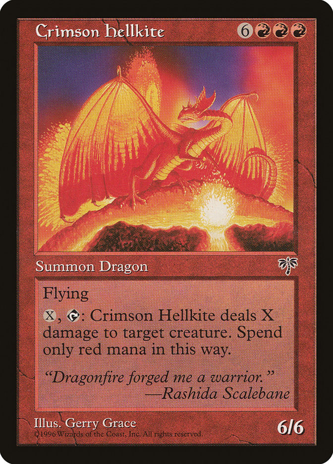 Crimson Hellkite [Mirage] | Galaxy Games LLC