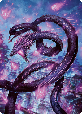 Junji, the Midnight Sky 2 Art Card [Kamigawa: Neon Dynasty Art Series] | Galaxy Games LLC