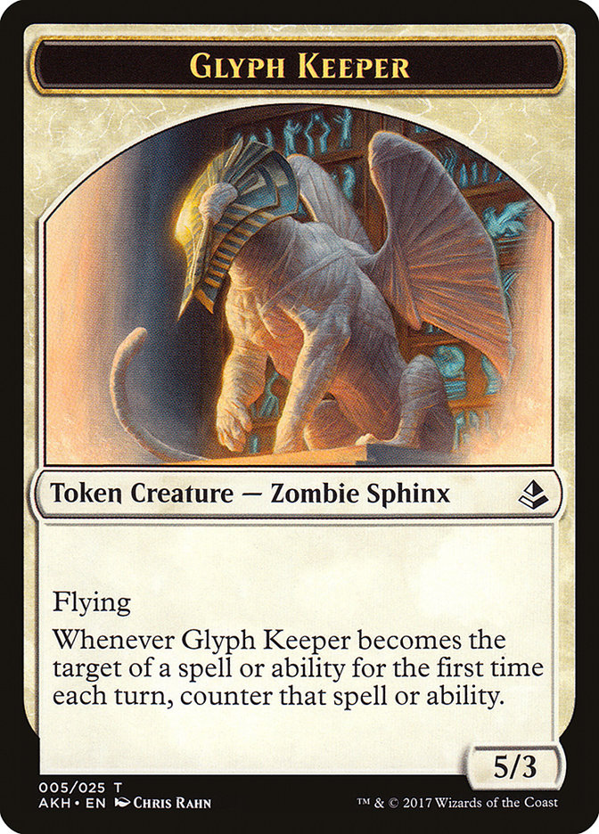 Glyph Keeper Token [Amonkhet Tokens] | Galaxy Games LLC