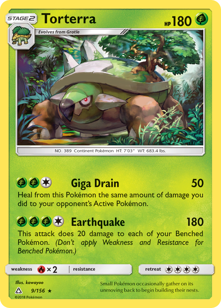 Torterra (9/156) [Sun & Moon: Ultra Prism] | Galaxy Games LLC