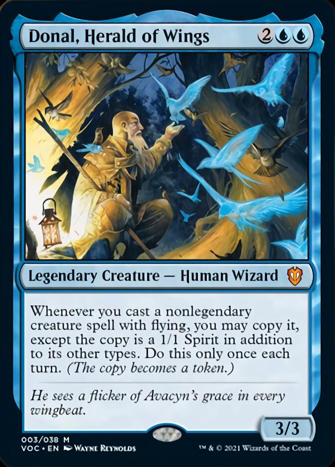 Donal, Herald of Wings [Innistrad: Crimson Vow Commander] | Galaxy Games LLC
