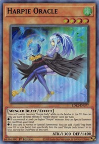 Harpie Oracle (Green) [LDS2-EN077] Ultra Rare | Galaxy Games LLC