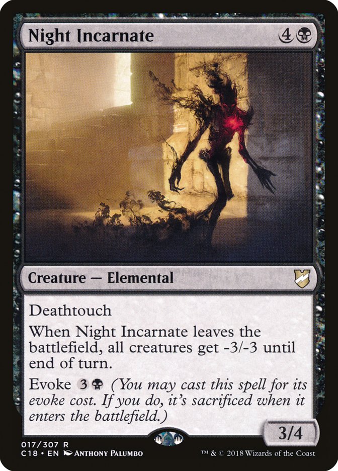 Night Incarnate [Commander 2018] | Galaxy Games LLC