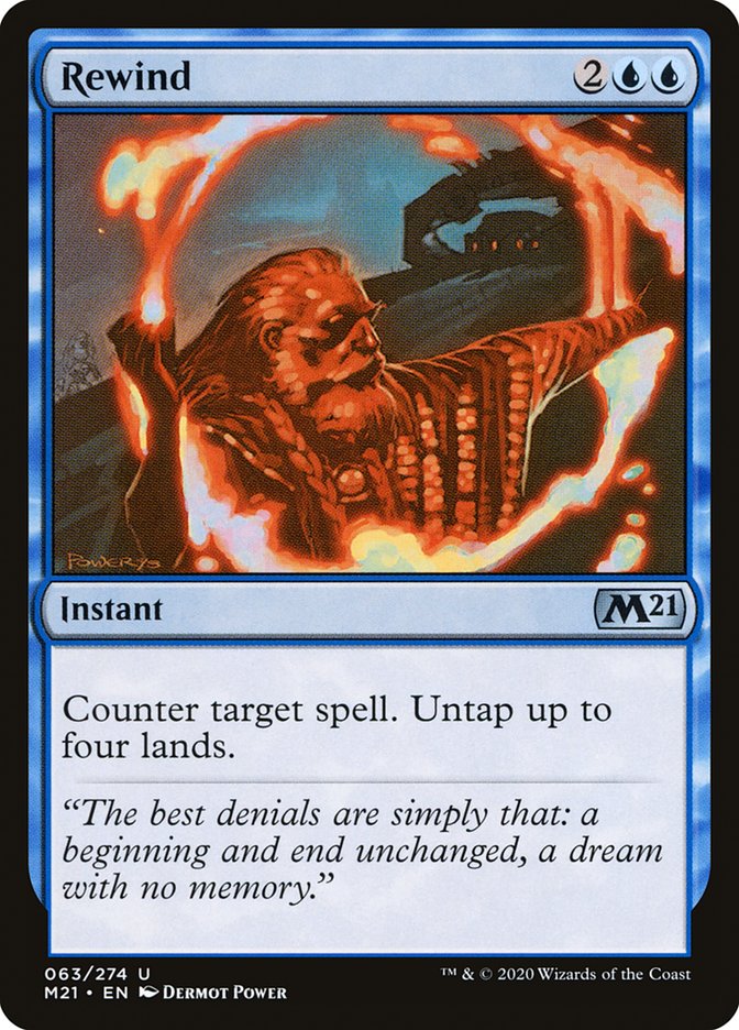 Rewind [Core Set 2021] | Galaxy Games LLC