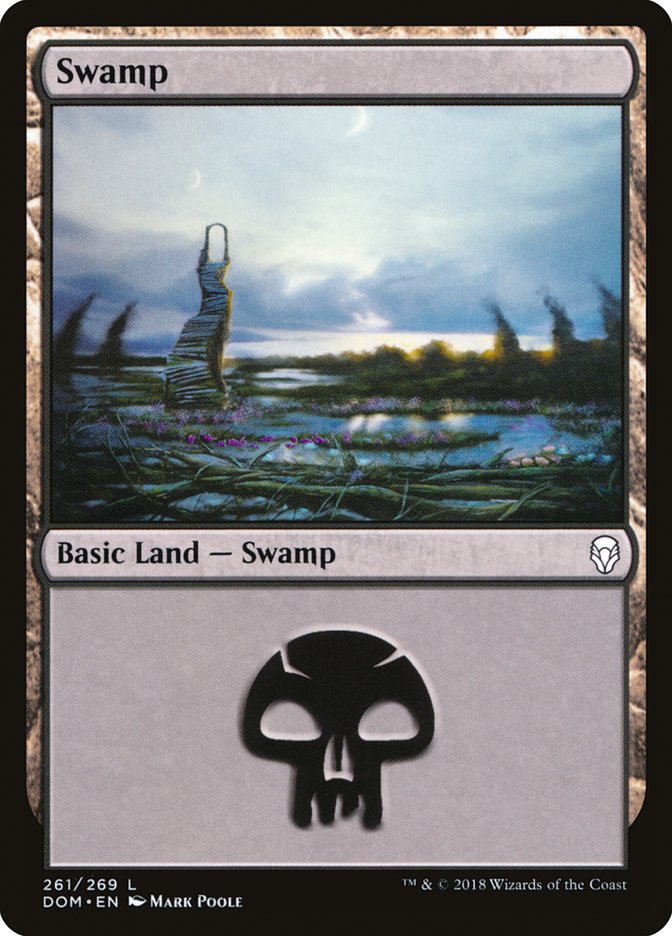 Swamp (261) [Dominaria] | Galaxy Games LLC