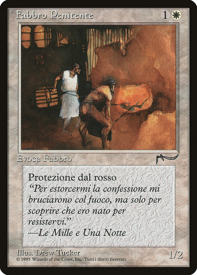 Repentant Blacksmith (Italian) - "Fabbro Penitente" [Rinascimento] | Galaxy Games LLC