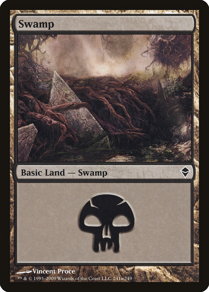 Swamp (241a) [Zendikar] | Galaxy Games LLC