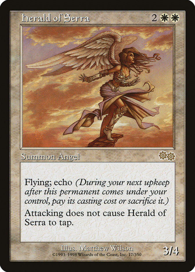 Herald of Serra [Urza's Saga] | Galaxy Games LLC