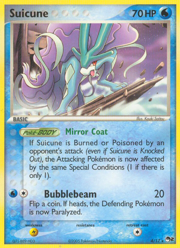 Suicune (4/17) [POP Series 2] | Galaxy Games LLC