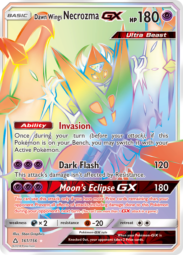 Dawn Wings Necrozma GX (161/156) [Sun & Moon: Ultra Prism] | Galaxy Games LLC