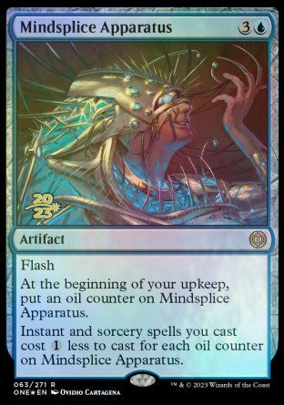 Mindsplice Apparatus [Phyrexia: All Will Be One Prerelease Promos] | Galaxy Games LLC