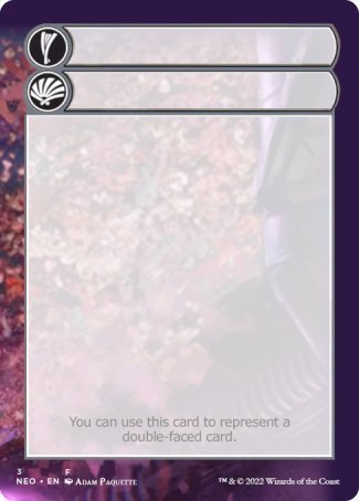 Helper Card (3/9) [Kamigawa: Neon Dynasty Tokens] | Galaxy Games LLC