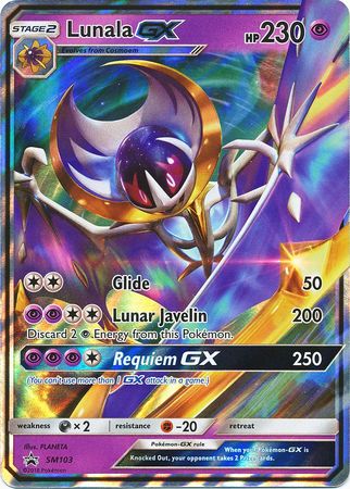 Lunala GX (SM103) (Jumbo Card) [Sun & Moon: Black Star Promos] | Galaxy Games LLC