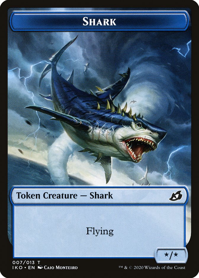 Shark Token [Ikoria: Lair of Behemoths Tokens] | Galaxy Games LLC