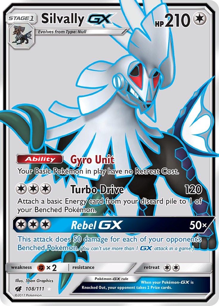 Silvally GX (108/111) [Sun & Moon: Crimson Invasion] | Galaxy Games LLC