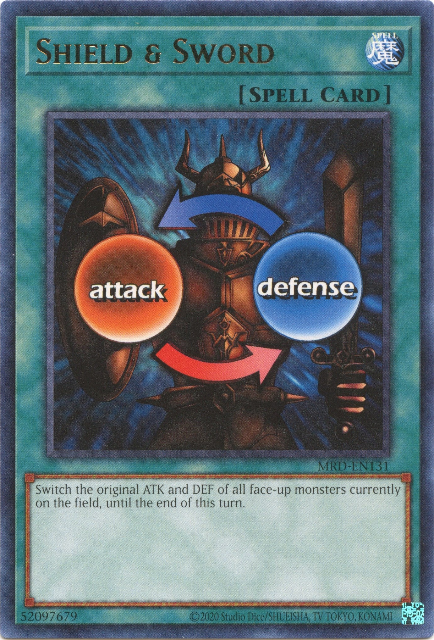 Shield & Sword (25th Anniversary) [MRD-EN131] Rare | Galaxy Games LLC