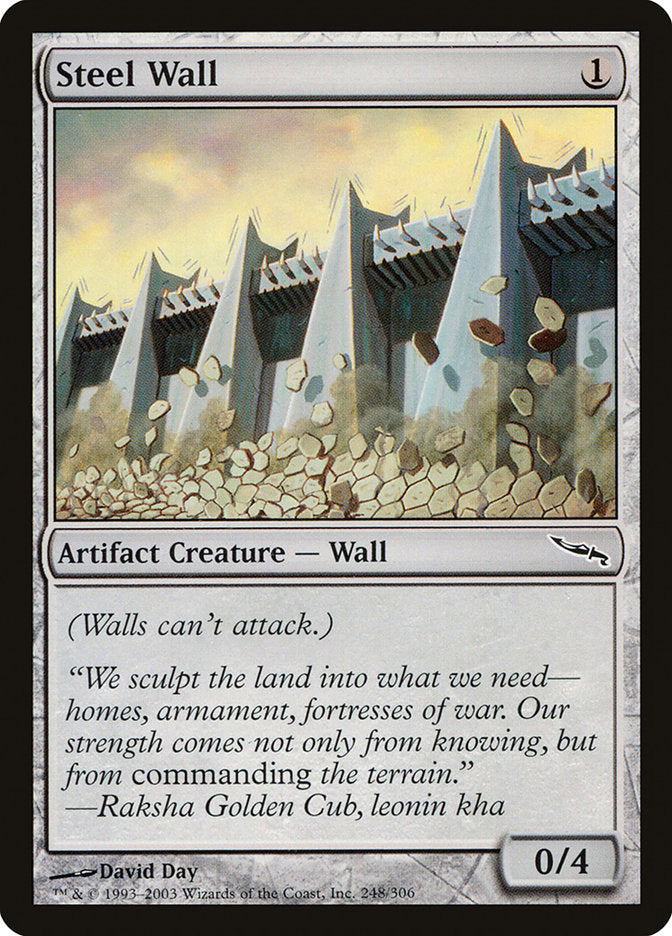 Steel Wall [Mirrodin] | Galaxy Games LLC