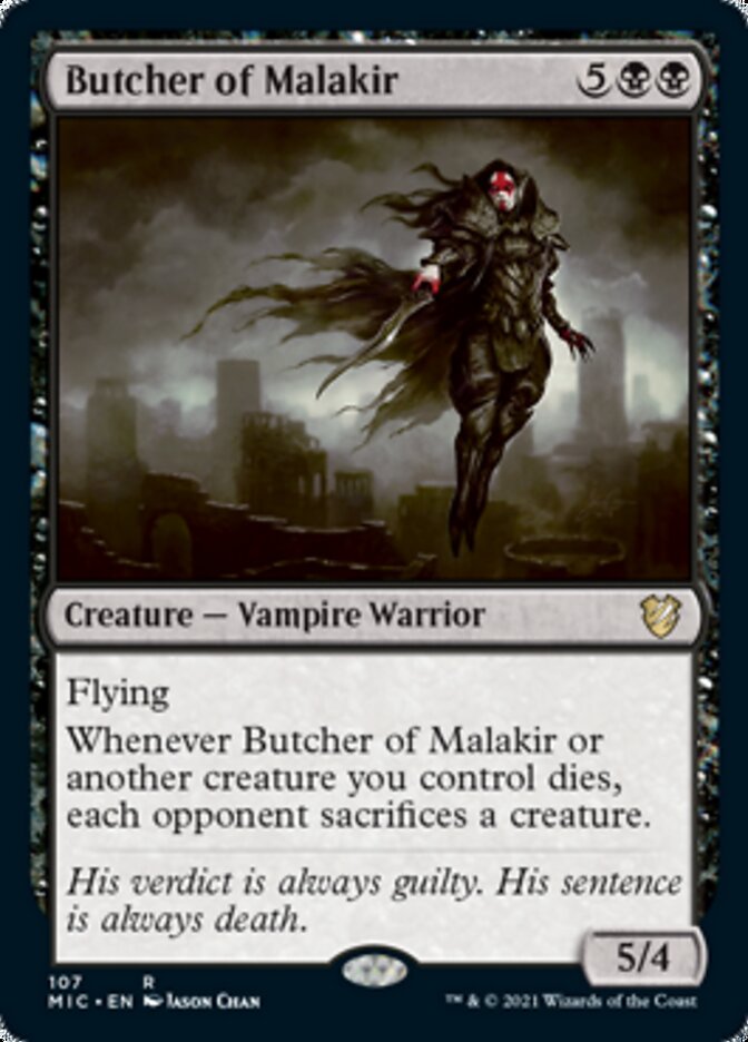 Butcher of Malakir [Innistrad: Midnight Hunt Commander] | Galaxy Games LLC