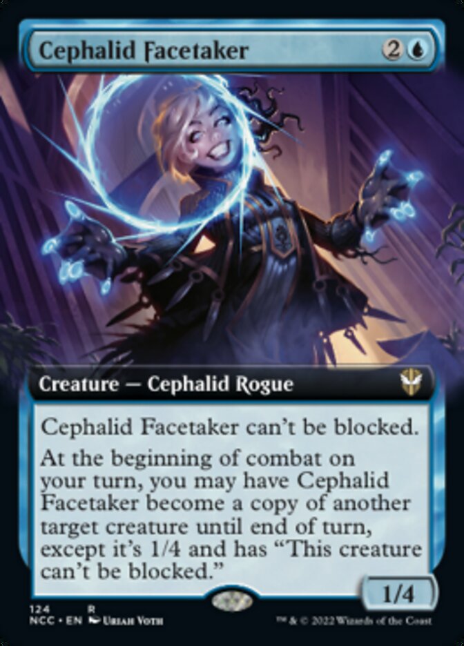 Cephalid Facetaker (Extended Art) [Streets of New Capenna Commander] | Galaxy Games LLC