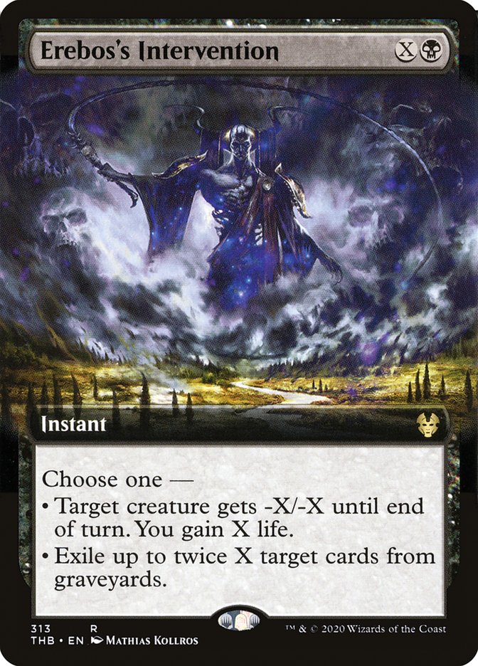 Erebos's Intervention (Extended Art) [Theros Beyond Death] | Galaxy Games LLC