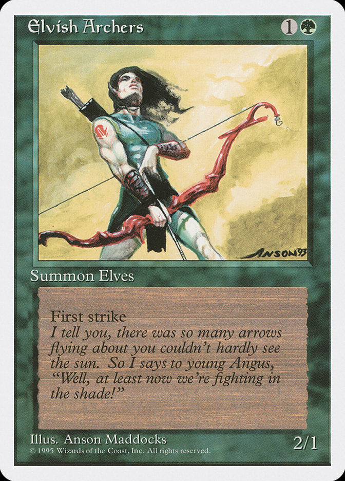 Elvish Archers [Fourth Edition] | Galaxy Games LLC