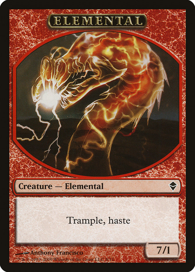 Elemental Token [Zendikar Tokens] | Galaxy Games LLC