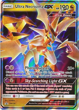 Ultra Necrozma GX (SM126) (Jumbo Card) [Sun & Moon: Black Star Promos] | Galaxy Games LLC