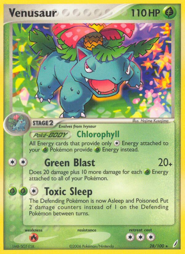 Venusaur (28/100) (Theme Deck Exclusive) [EX: Crystal Guardians] | Galaxy Games LLC