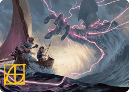 Hall of Storm Giants Art Card (Gold-Stamped Signature) [Dungeons & Dragons: Adventures in the Forgotten Realms Art Series] | Galaxy Games LLC