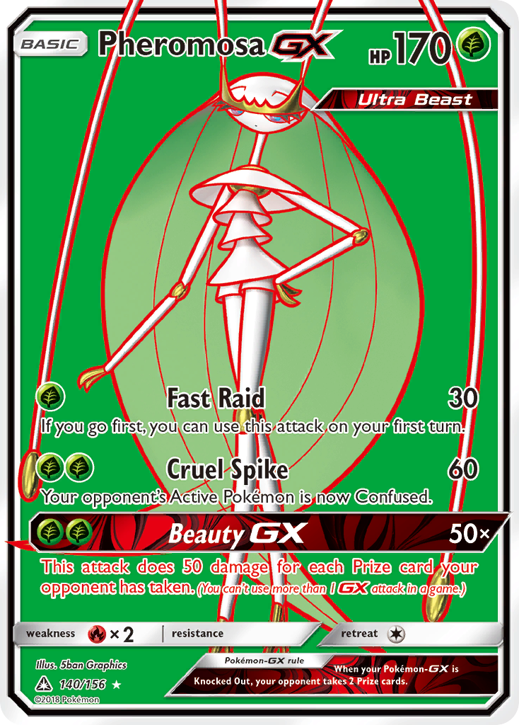 Pheromosa GX (140/156) [Sun & Moon: Ultra Prism] | Galaxy Games LLC