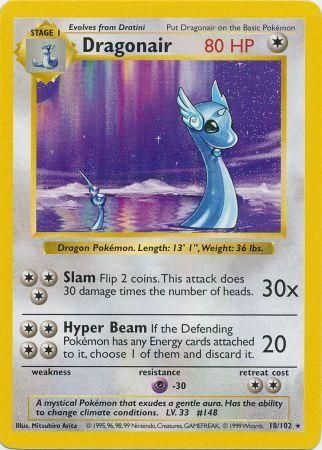 Dragonair (18/102) [Base Set Shadowless Unlimited] | Galaxy Games LLC