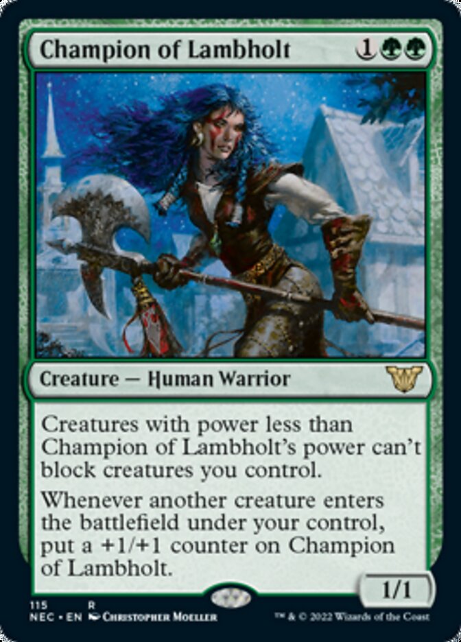 Champion of Lambholt [Kamigawa: Neon Dynasty Commander] | Galaxy Games LLC